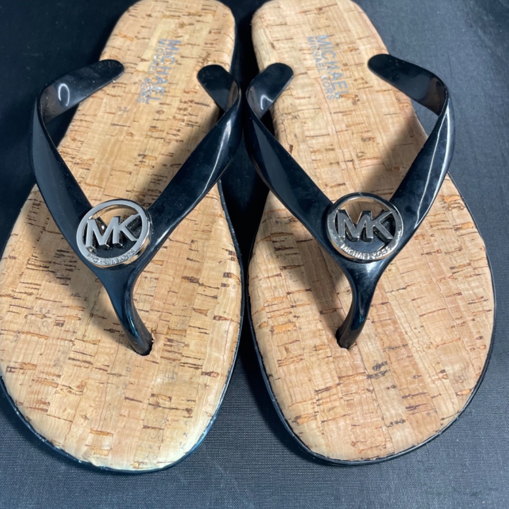 New Black Sz 5 Michael Kors Flat Slip On Sandel